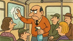 Виц: Като се изнервя, мия стъклата в автобуса...