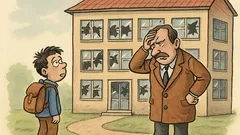 Виц: Иванчо пак викат тате в училище