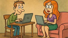 Виц: Момче и момиче си чатят...