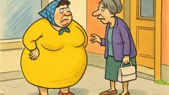 Виц: Миче, що разправяш, че съм дебела?