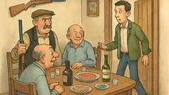 Виц: Прибира се дипломиран в селото…