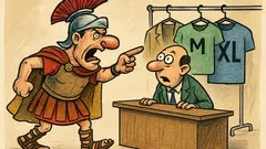 Виц: Влиза разярен римлянин в магазин