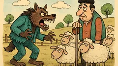 Виц: Ухапан от върколак? А от овца?