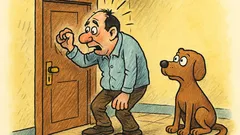 Виц: Мъж чука на вратата на съседа