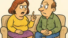 Виц: – Дебела ли съм? – „Не!“