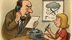 Виц: Синоптик диктува прогнозата на секретарката